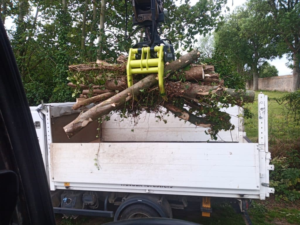 Chargement du camion 