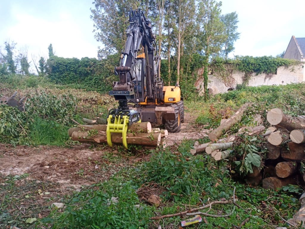 La Mécalac et son grappin